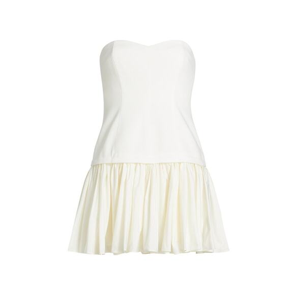 Cinq A Sept 'Amanda' White Strapless Mini Dress Size 2 - Picture 1 of 5